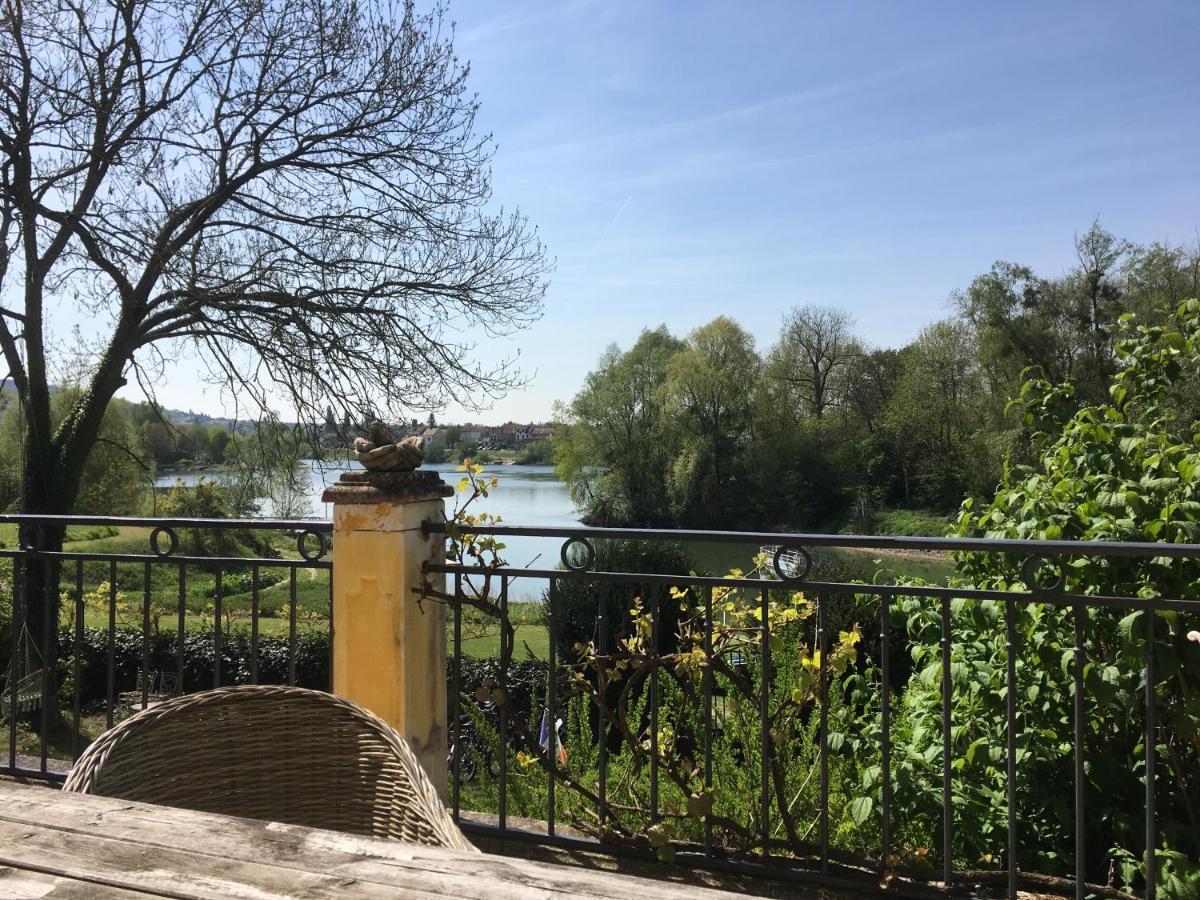 En Bord De Seine Acomodação com café da manhã Vétheuil Exterior foto